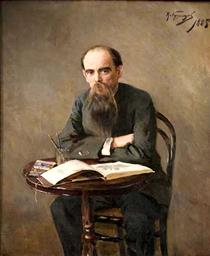 Portrait of the artist Efim Volkov - Nikolaï Kouznetsov