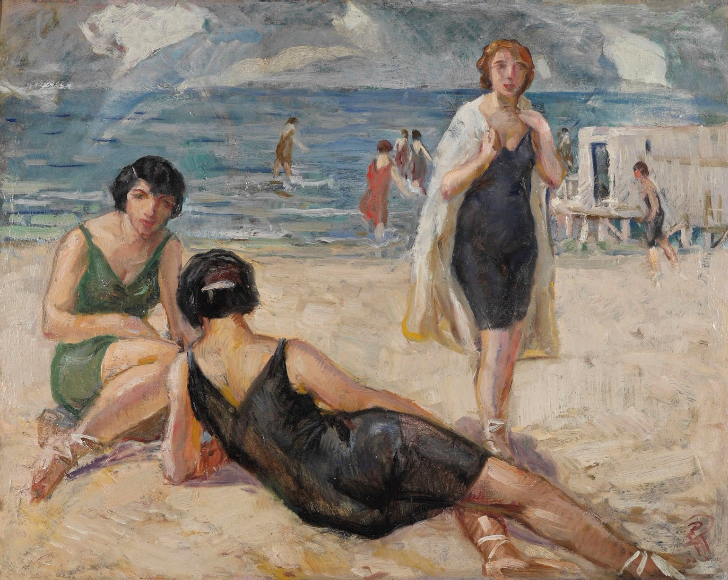 Ladies at Beach - Ibrahim Calli