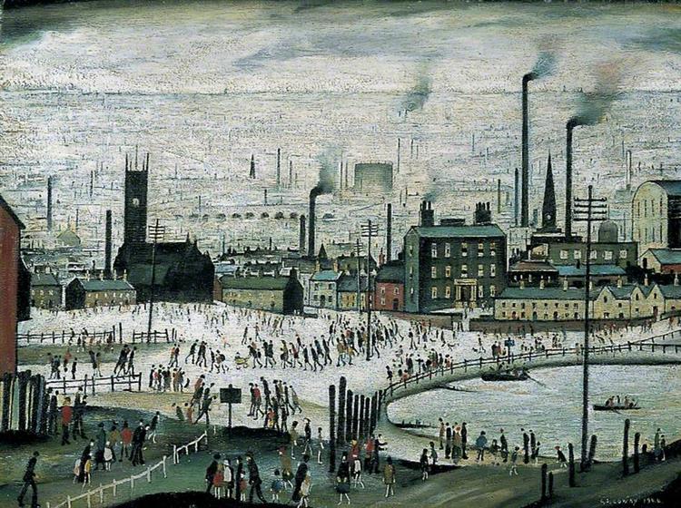 An Industrial Town, 1944 - L.S. Lowry