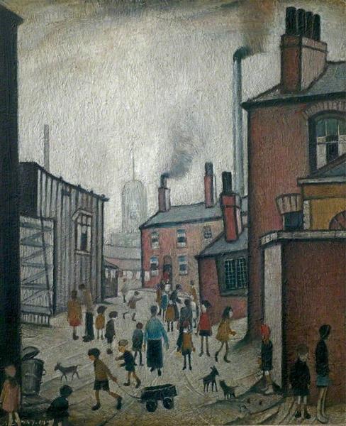 Houses near a Mill, 1941 - L.S. Lowry