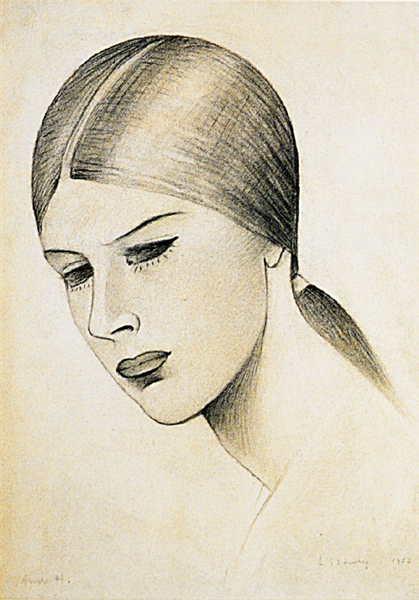 Portrait of Ann II, 1952 - Лоуренс Стивен Лаури