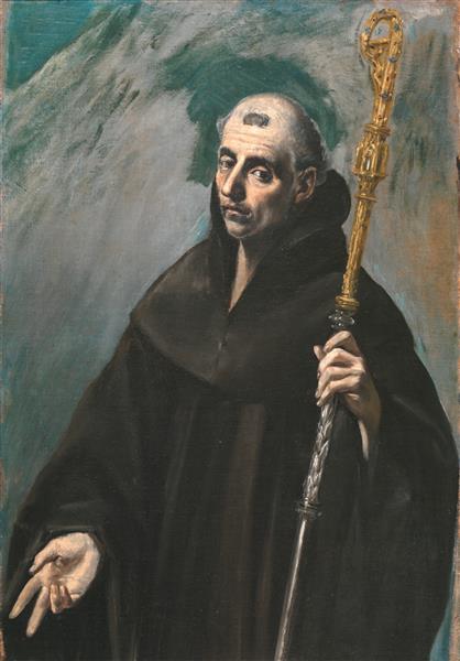 Saint Benedict, 1577 - 1579 - Ель Греко