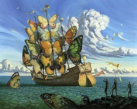 Departure of the Winged Ship - Vladímir Kush