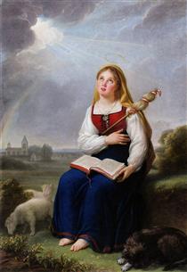 St. Genevieve - Louise Elisabeth Vigee Le Brun