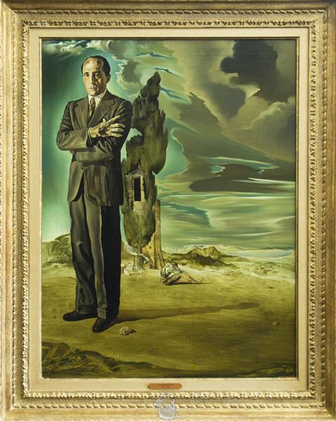 Portrait of Marquis George de Cuevas, 1942 - 達利