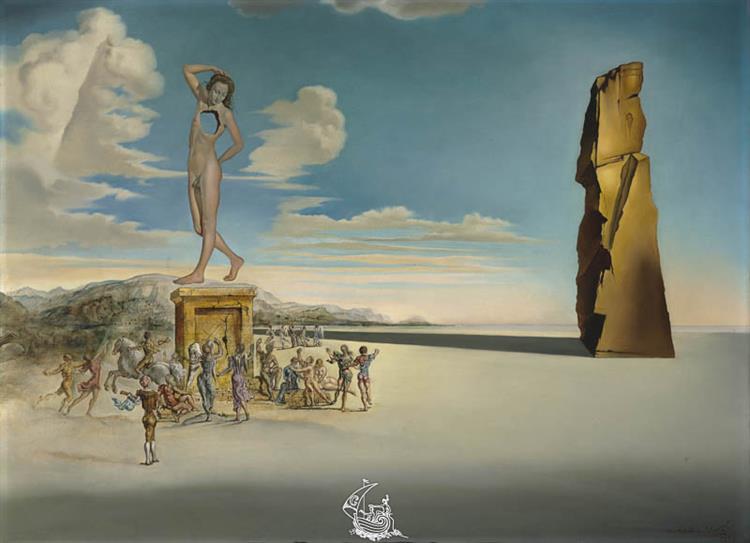 The God of the Bay of Roses, 1944 - Salvador Dali