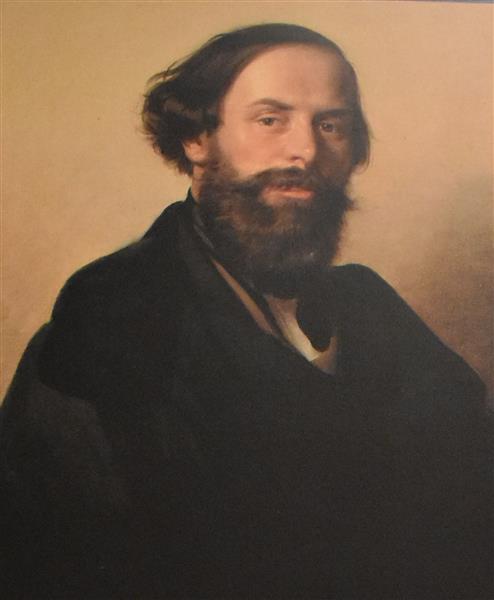 Self-Portrait, c.1840 - Іпполіто Каффі