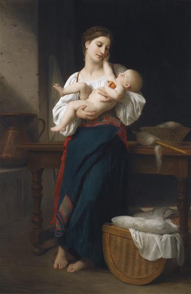 Mother and Child, 1901 - Вильям Адольф Бугро