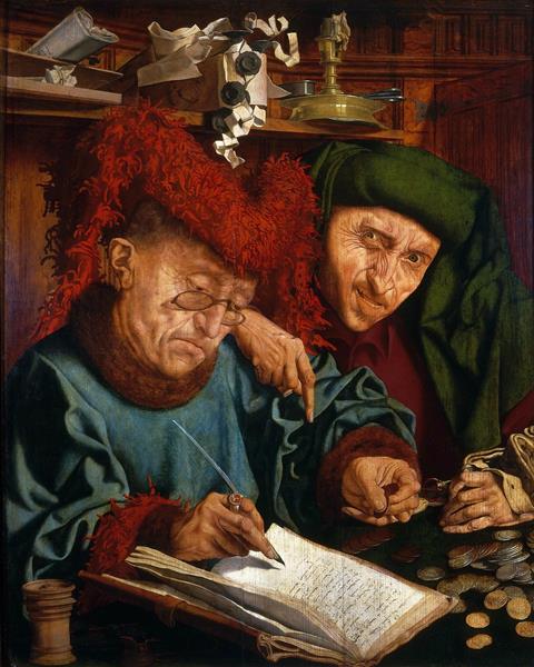 Two tax collectors, c.1540 - Marinus van Reymerswaele