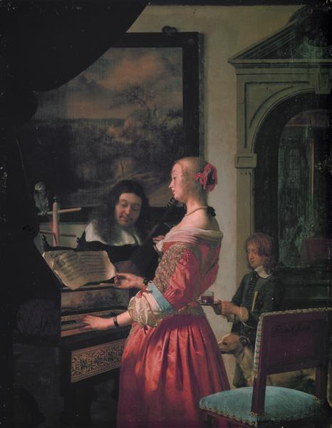 The Duet, 1658 - Франц ван Мирис