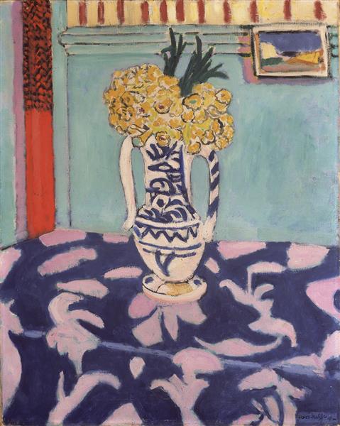 Les Coucous, Tapis Bleu Et Rose, 1911 - Henri Matisse