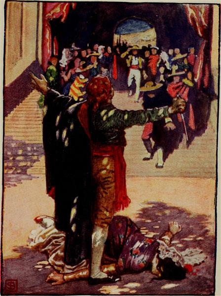 Carmen - 'I Yield Me Prisoner. I Have Killed Her', 1910 - Byam Shaw