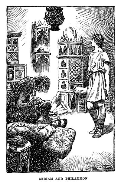 Miriam and Philammon. Illustration from a 1914 Edition of Charles Kingsley's 1853 Novel Hypatia, 1914 - Byam Shaw