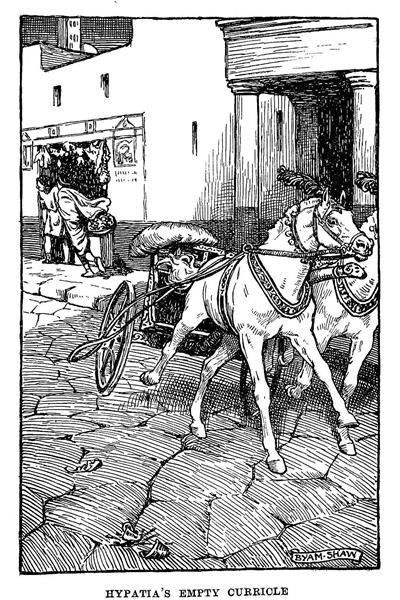 Hypatia's Empty Curricle. Illustration from a 1914 Edition of Charles Kingsley's 1853 Novel Hypatia, 1914 - Джон Байем Листон Шоу