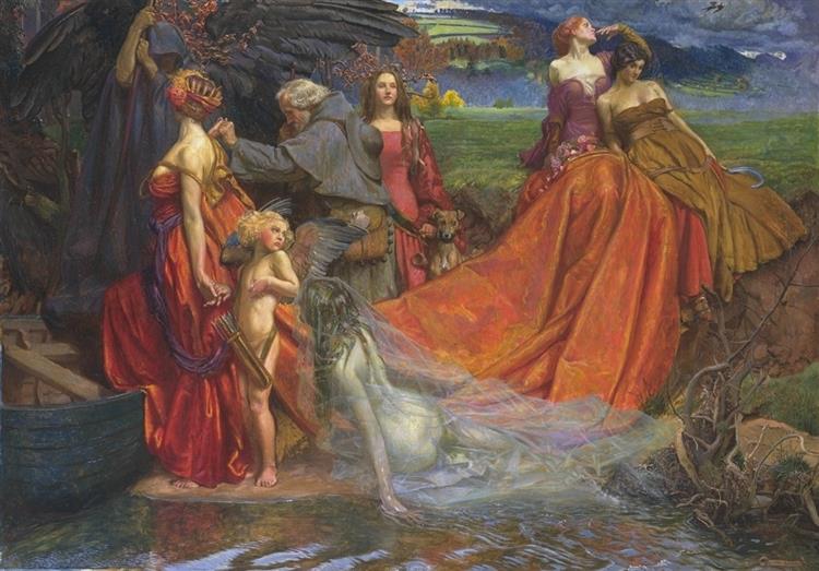 Now is the Pilgrim Year Fair Autumn's Charge - Byam Shaw