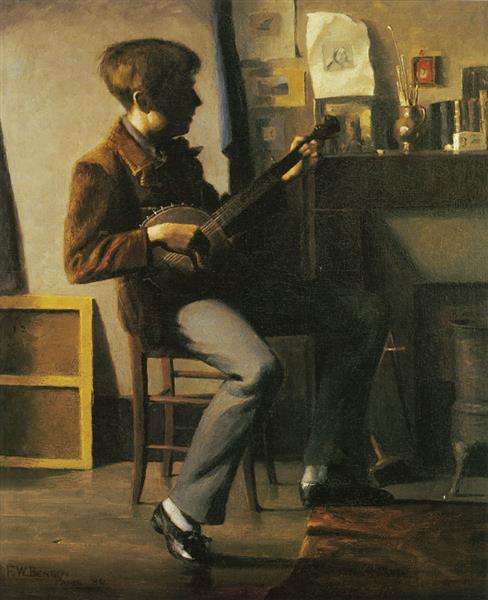 Portrait of Joseph Lindon Smith, 1884 - Frank W. Benson