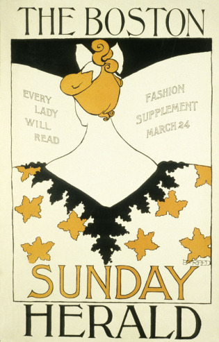 Boston Sunday Herald Fashion Supplement, 1896 - Ethel Reed