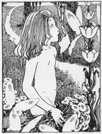 Illustration from In Childhoods Country (Moulton) - Ethel Reed