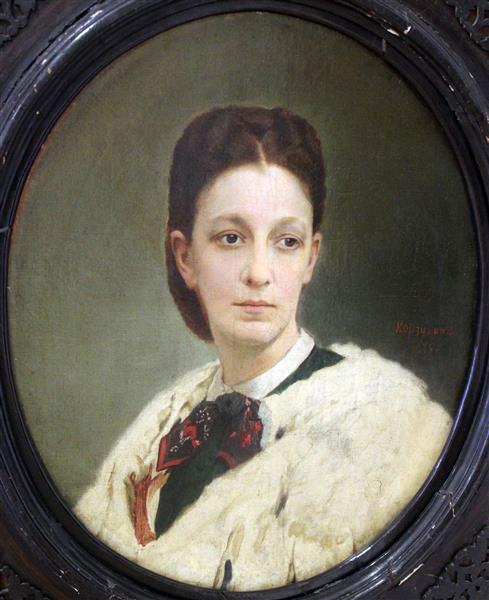 Portrait of a Woman, 1875 - Alekseï Korzoukhine