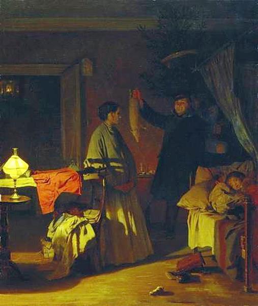 Christmas Eve, 1869 - Alexei Korzukhin