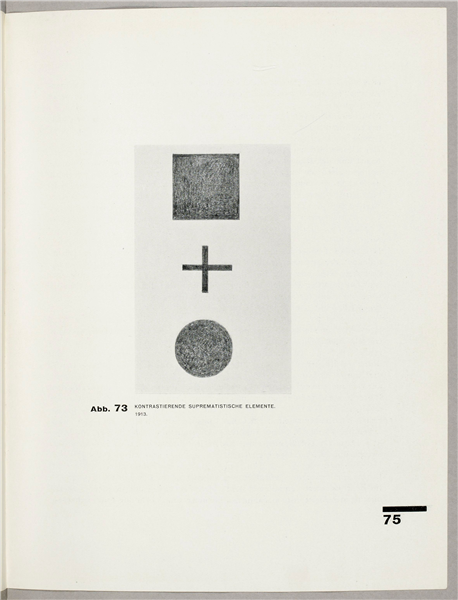 Contrasting suprematistic elements, 1927 - Kasimir Sewerinowitsch Malewitsch