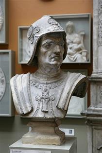 Bust of Bartolommeo Colleoni - 安德烈‧委羅基奧