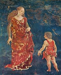 April. Fresco in Palazzo Schifanoia (detail) - Франческо дель Косса