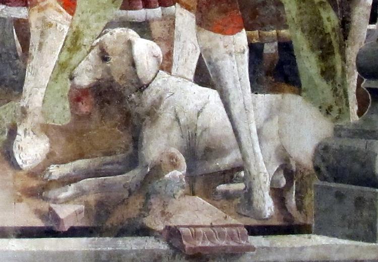 April. Frescos in Palazzo Schifanoia (detail), 1470 - 弗朗切斯科·德爾·科薩