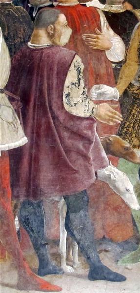 April. Frescos in Palazzo Schifanoia (detail), 1470 - 弗朗切斯科·德爾·科薩