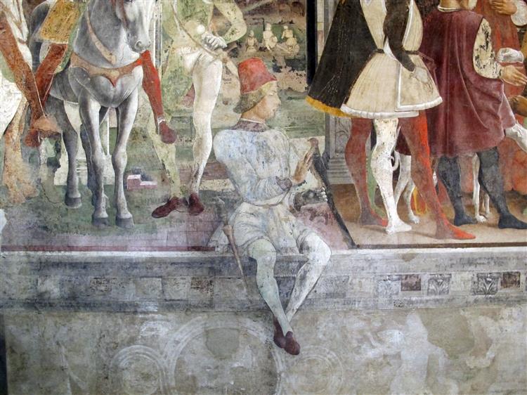 April. Frescos in Palazzo Schifanoia (detail), 1470 - Франческо дель Косса