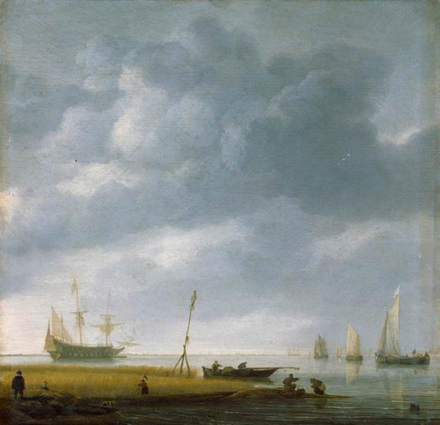 Seashore, 1639 - Simon de Vlieger