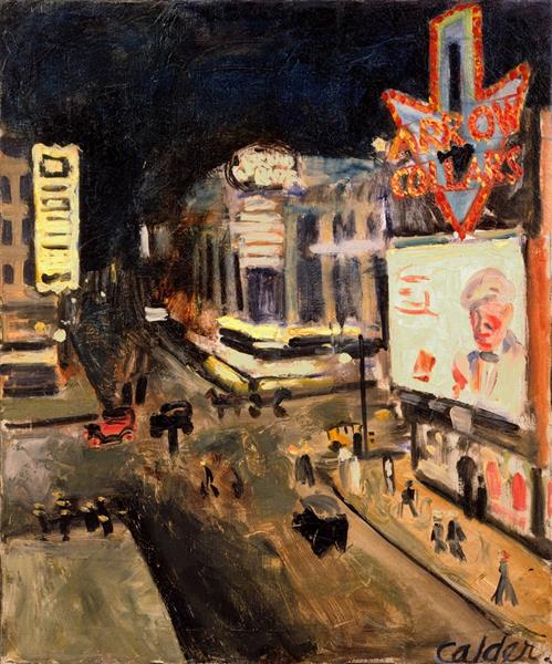 Fourteenth Street, 1925 - Alexander Calder