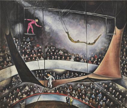 The Flying Trapeze, 1925 - Александр Колдер