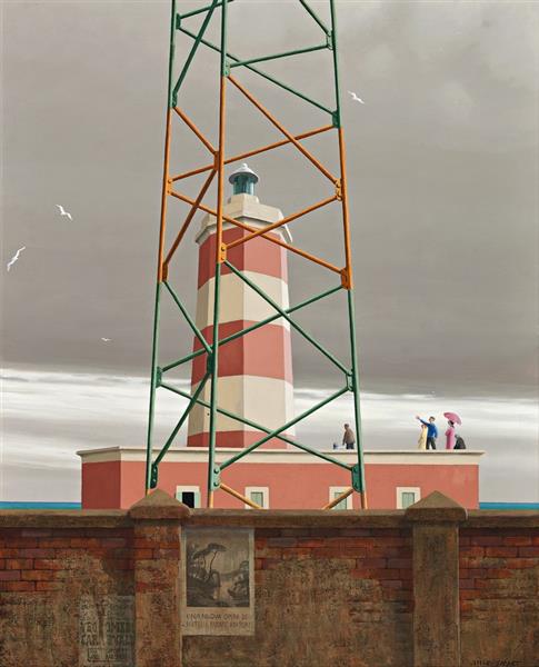The Lighthouse, Fiumicino, 1969 - Джефри Смарт