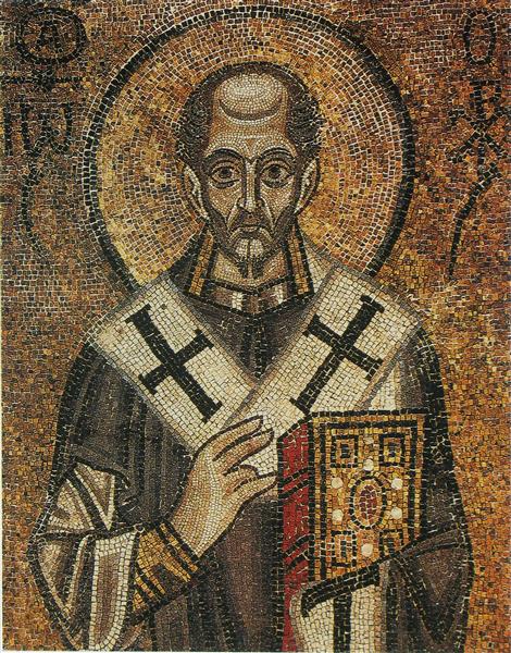 John Chrysostom, c.1030 - 拜占庭馬賽克藝術