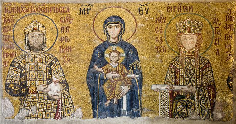 The Comnenus Mosaics, c.1122 - 拜占庭馬賽克藝術
