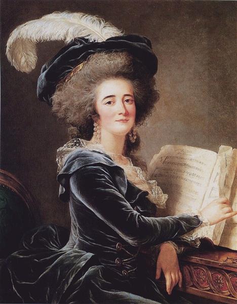 Portrait of Adélaïde Labille-Guiard - Мари-Габриель Капе