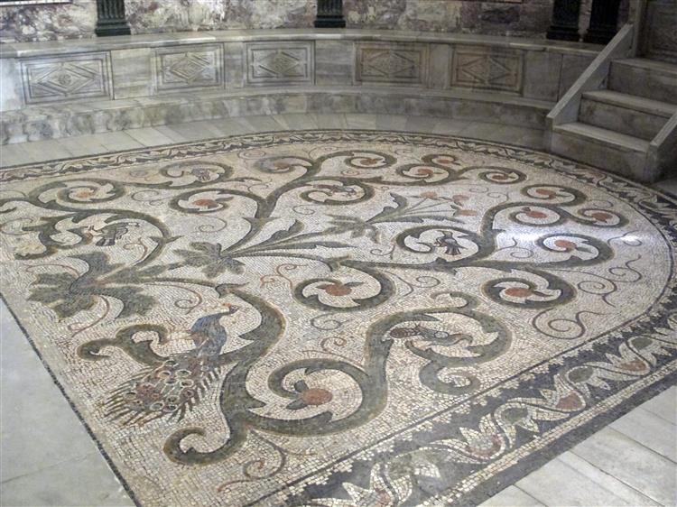 Choir Floor, c.547 - Byzantine Mosaics