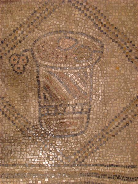 Beth Alfa Synagogue Mosaic, c.527 - 拜占庭馬賽克藝術
