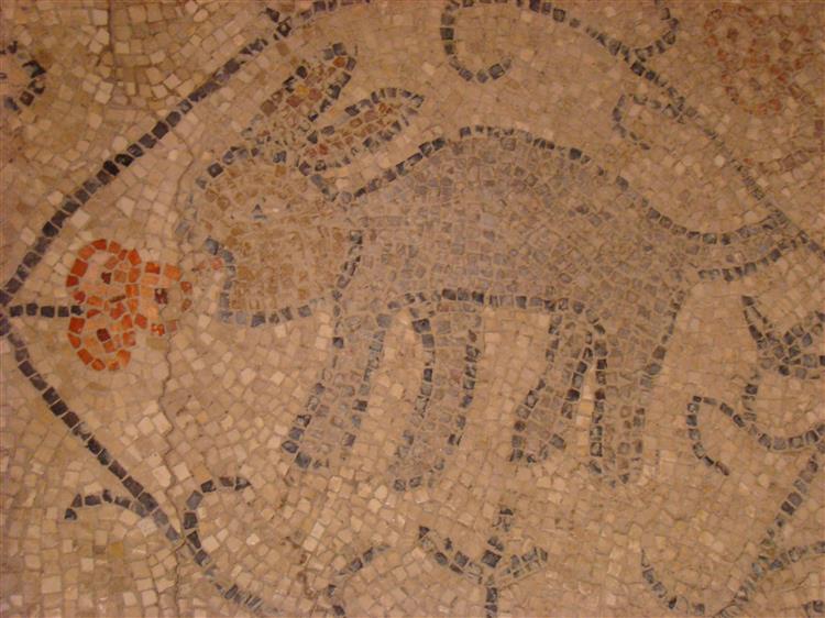 Beth Alfa Synagogue Mosaic, c.527 - Byzantine Mosaics