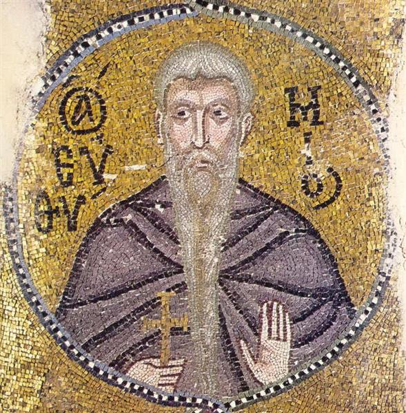 Euthymius the Great, c.1056 - Byzantine Mosaics
