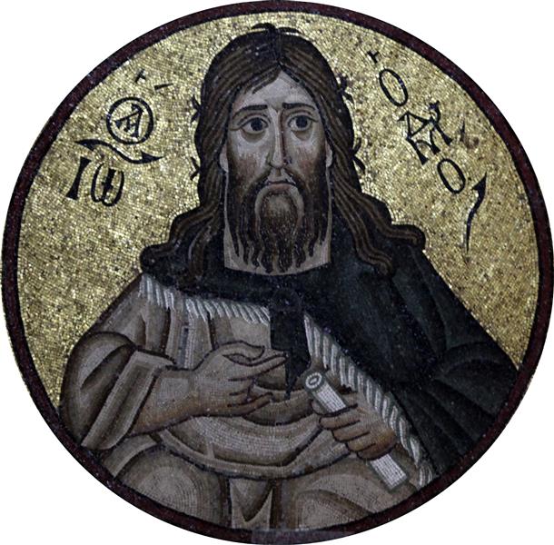 John the Baptist, c.1025 - 拜占庭馬賽克藝術