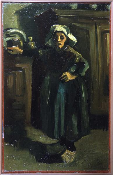 peasant woman, 1885 - 梵谷