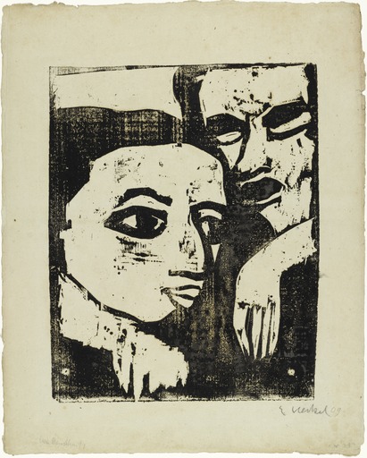 Two People, 1910 - Эрих Хеккель