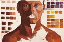 Retrato De Hombre Con Escala De Colores - Maruja Mallo