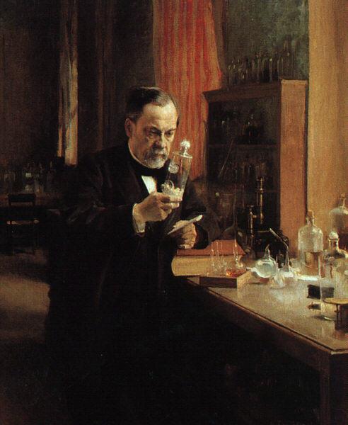 Portrait of Louis Pasteur, 1885 - Альберт Эдельфельт