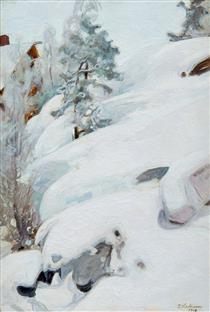 Winter Landscape - Пекка Халонен