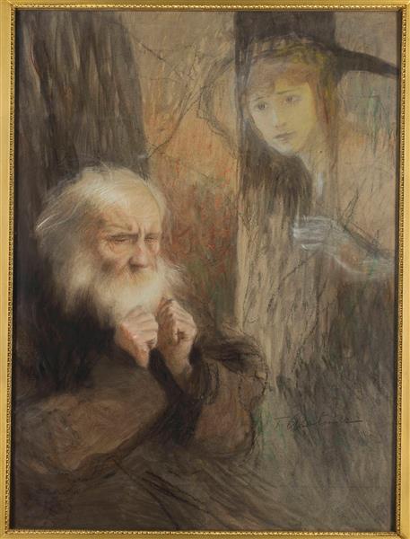 Starość I Młodość, c.1900 - Théodor Axentowicz