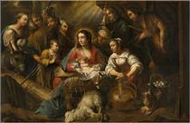 The Adoration of the Shepherds - Jan Cossiers