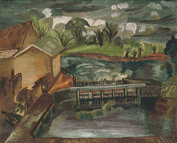 Flatford Mill, Suffolk - Frances Mary Hodgkins